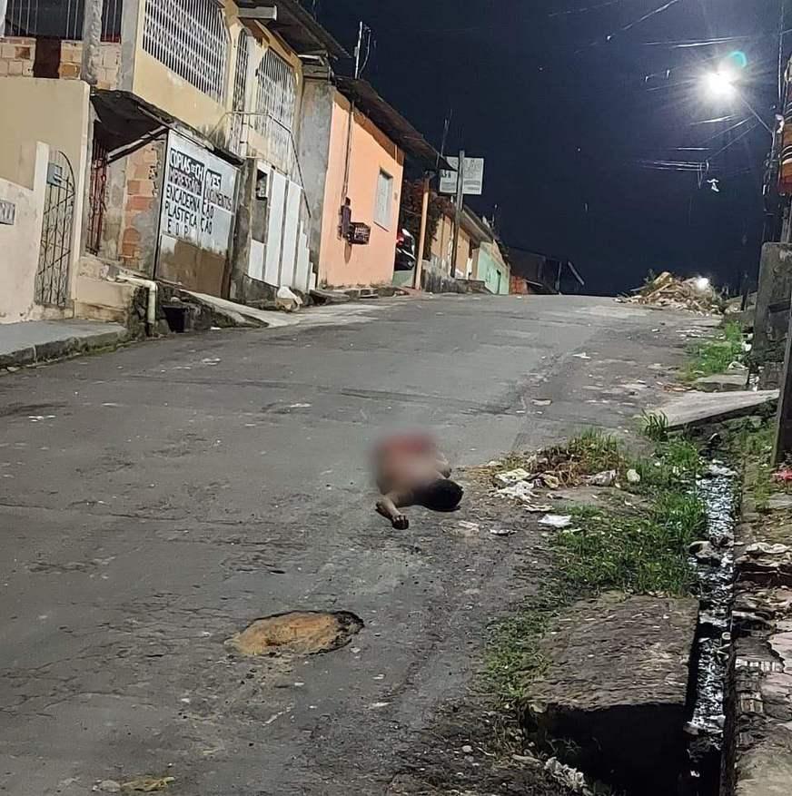 Cadáver é encontrado jogado em rua do bairro São José