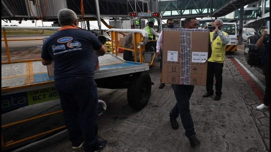 Amazonas recebe mais 8.190 doses de vacinas Pfizer contra a Covid