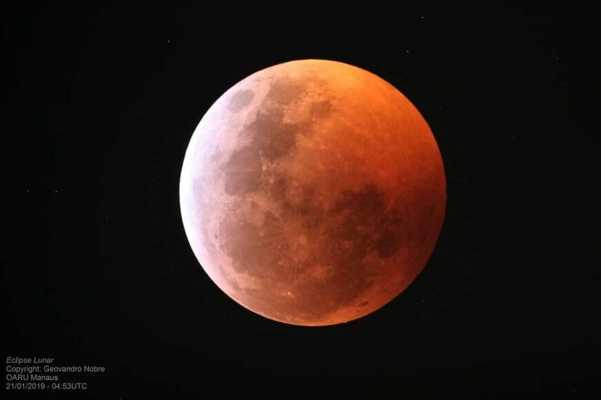 Eclipse lunar penumbral, superlua e lua de sangue poderão ser visualizados no céu de Manaus