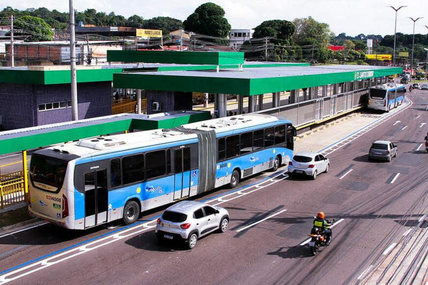 Plataforma e nova Estação E3-Santos Dumont é inaugurada pela Prefeitura de Manaus
