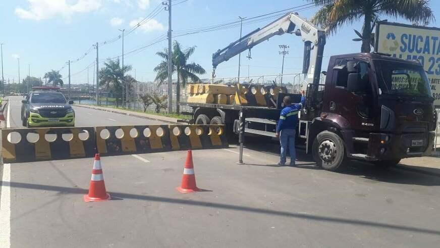 Prefeitura libera trecho da Lourenço Braga, interditada devido alagações