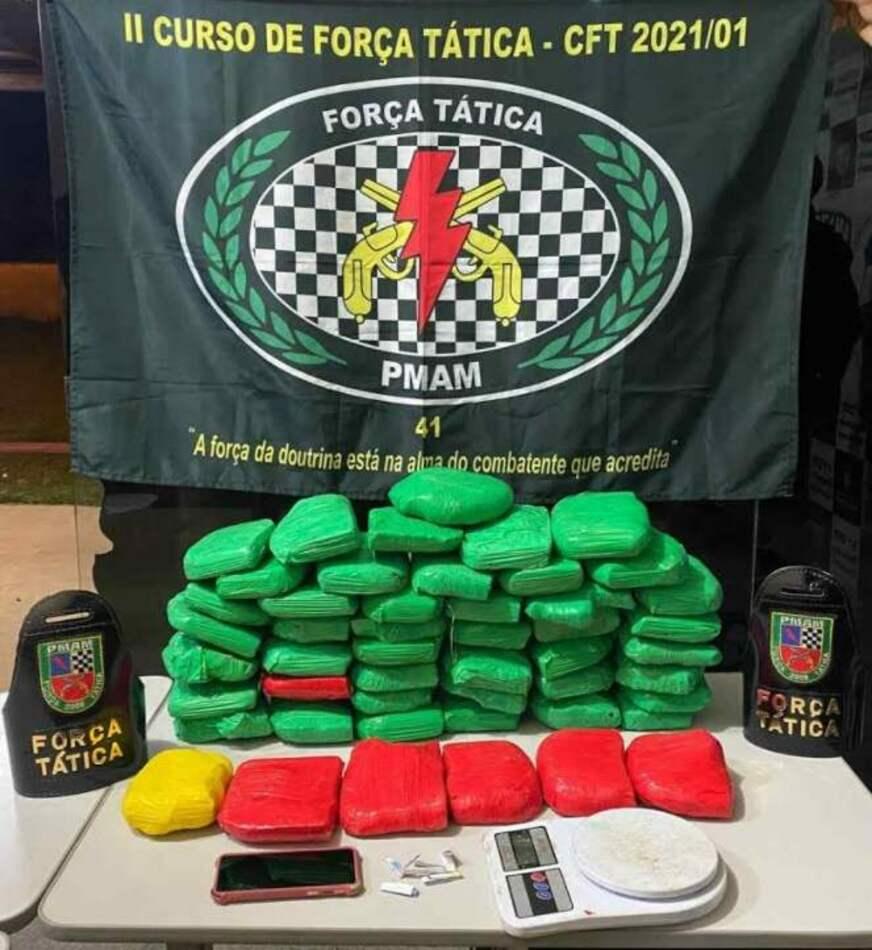 Homem é preso com 50kg de drogas em Benjamin Constant