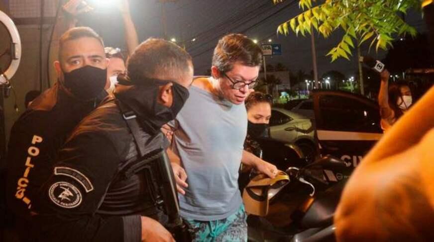 Agressor na trilha de Amazonino
