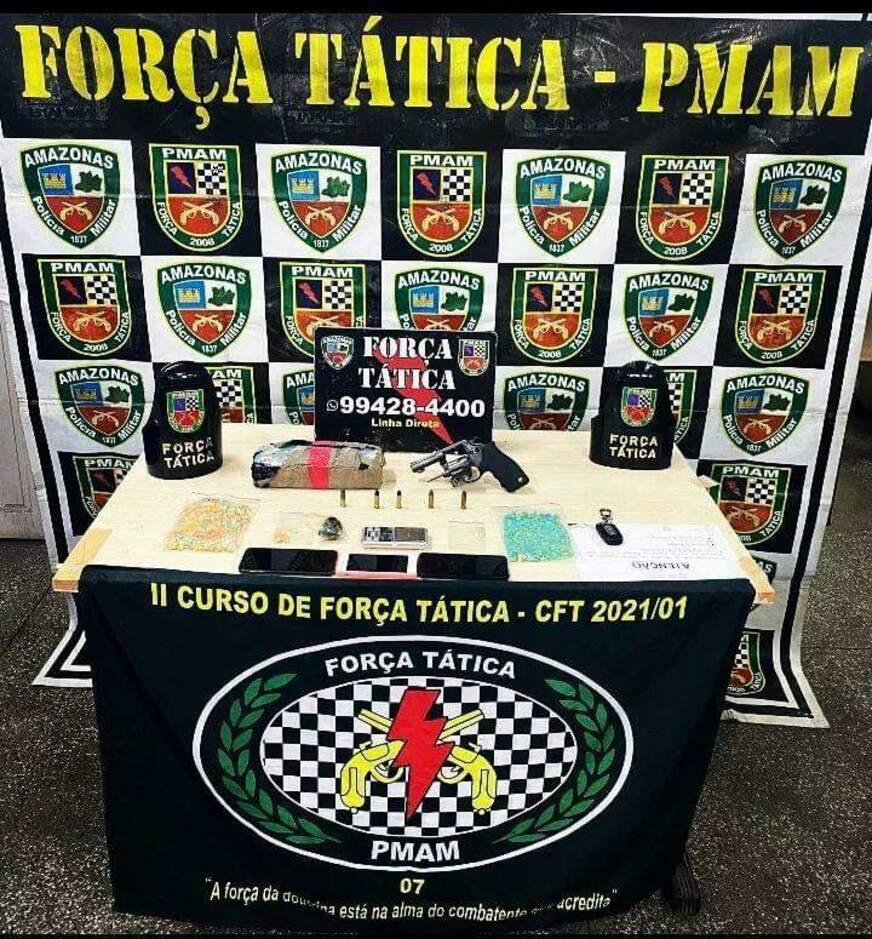 Dupla é presa com 775 comprimidos de ecstasy na Zona Norte de Manaus