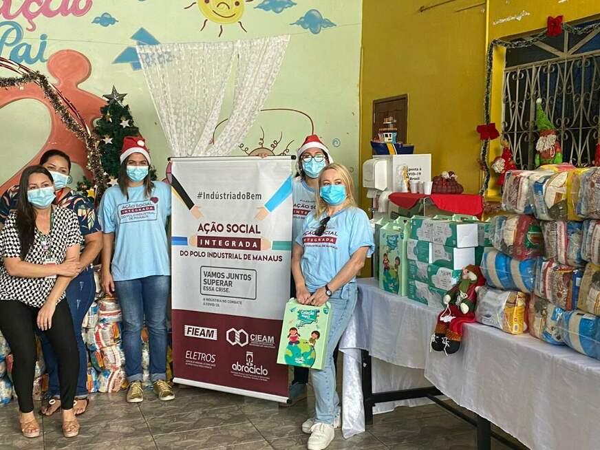 Empresas do PIM unem doações e esforços pela solidariedade neste Natal de 2021