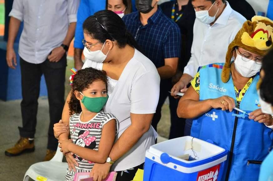 Amazonas começa a vacinação de crianças contra a covid-19