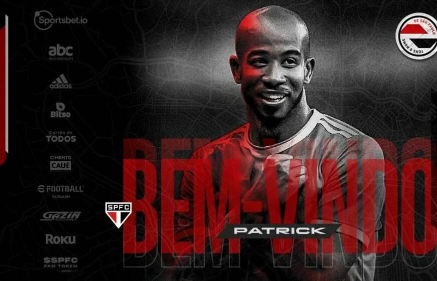 São Paulo acerta a chegada do meio-campo Patrick
