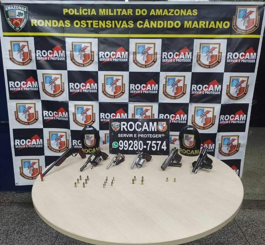 Fugitivo é preso com armas e munições de facção criminosa