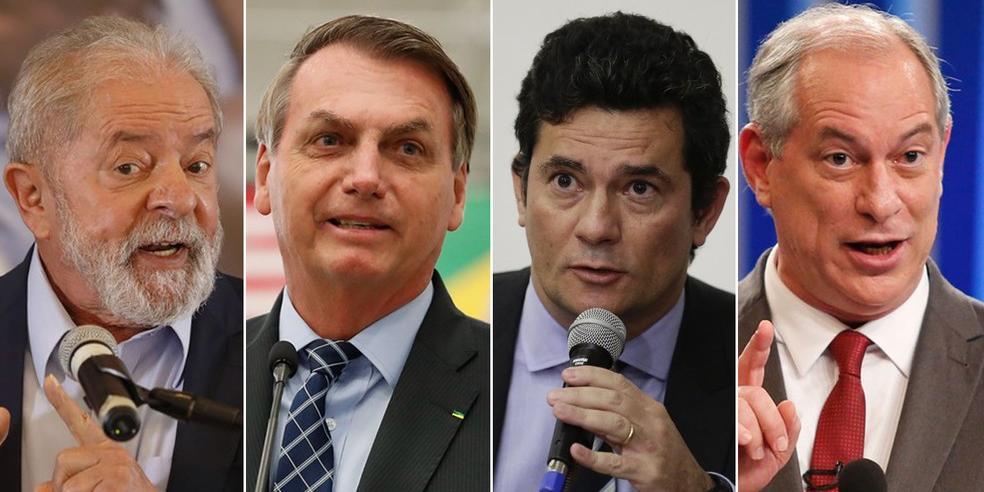 BTG/FSB: Lula lidera com 43%; Bolsonaro tem 29%; Ciro, 9%, e Moro, 8%