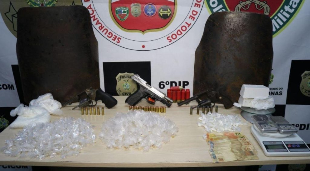 Quadrilha envolvida com tráfico de drogas é presa em Iranduba
