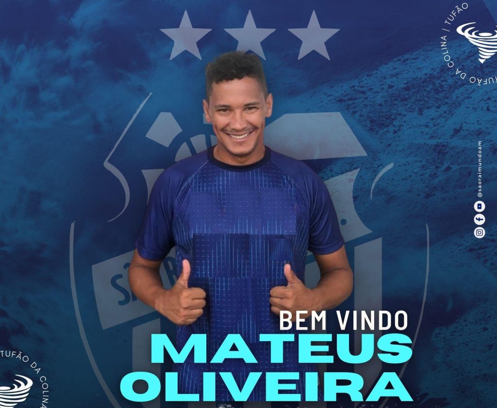 São Raimundo anuncia a contratação de Mateus Oliveira