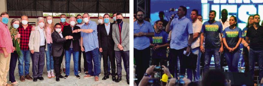 Pendengas internas minam palanques de Bolsonaro e Lula no Amazonas