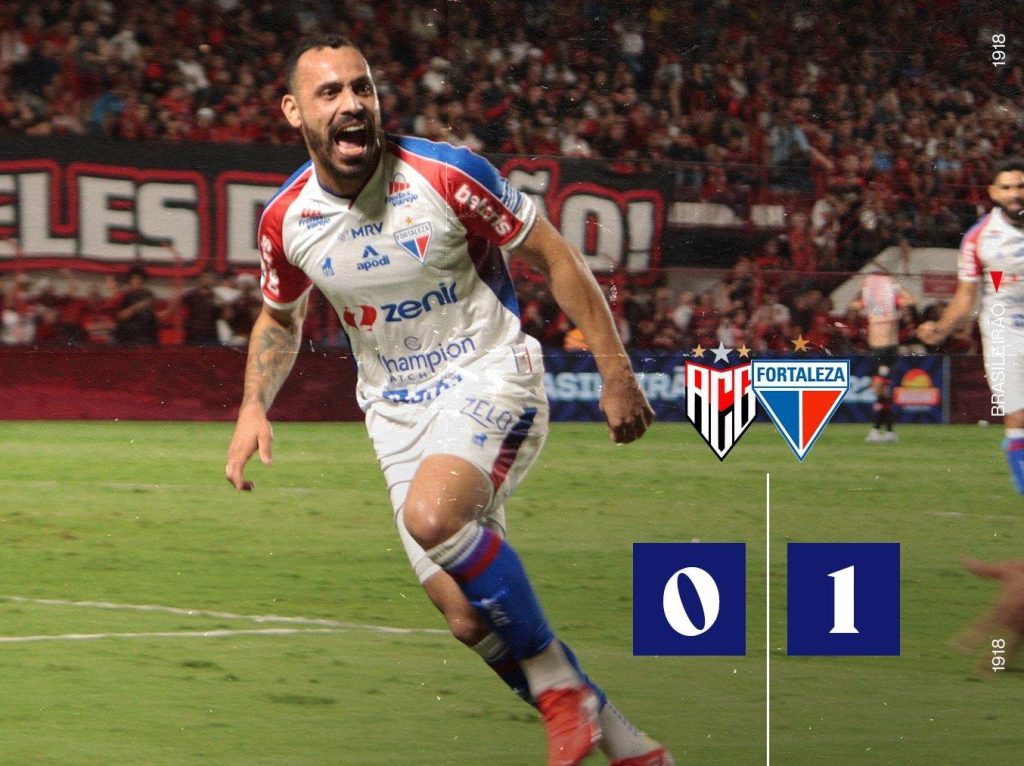 Fortaleza bate Atlético-GO e deixa lanterna do Brasileirão