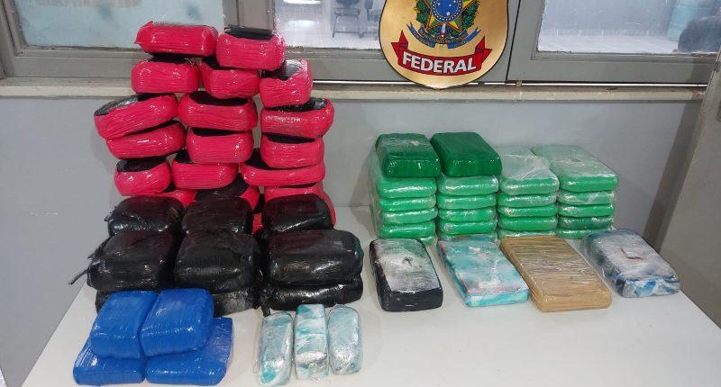 Pintor é preso com 65 quilos de drogas em embarcação no município de Tabatinga