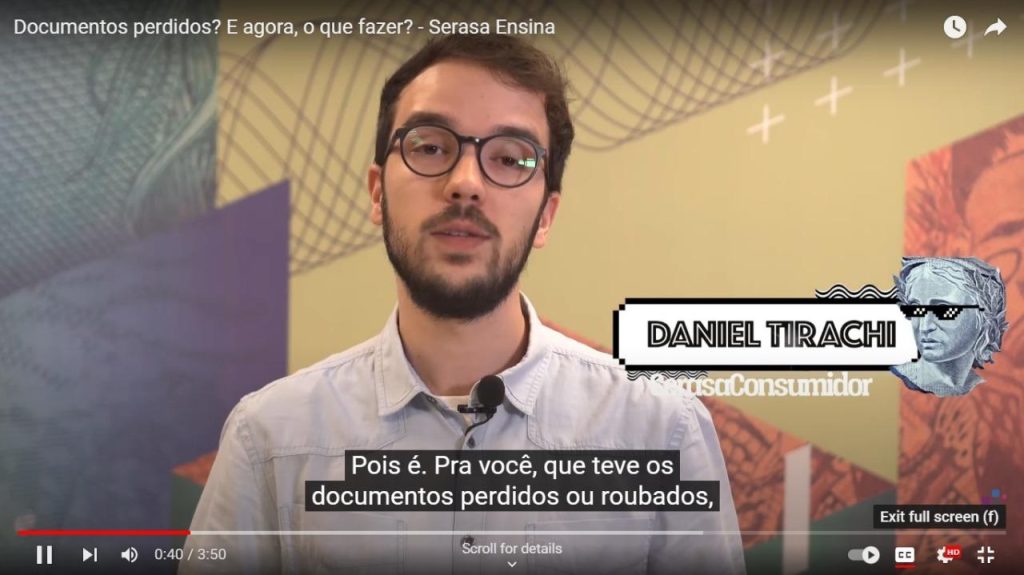 Serasa dá dicas para o consumidor se proteger em caso de perda de documentos