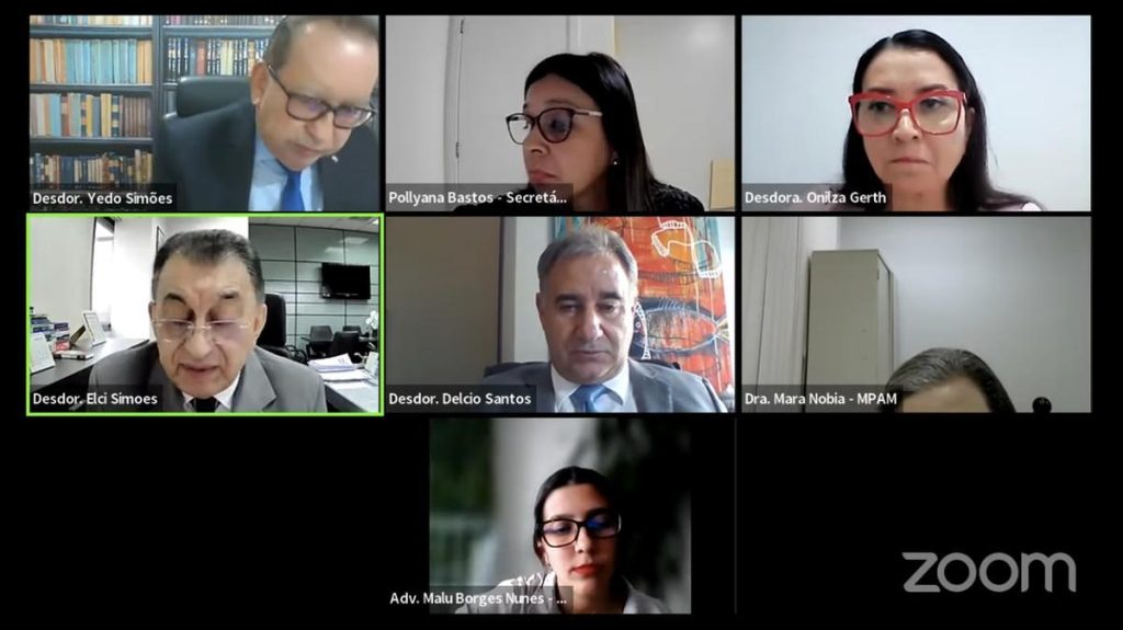 OAB/AM repudia tratamento do desembargador com advogada durante plenária do TJ-AM