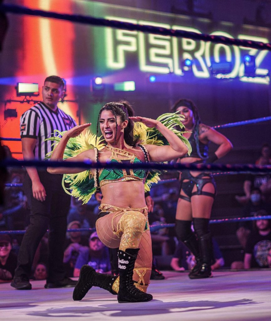 Amazonense é pioneira nos ringues da WWE