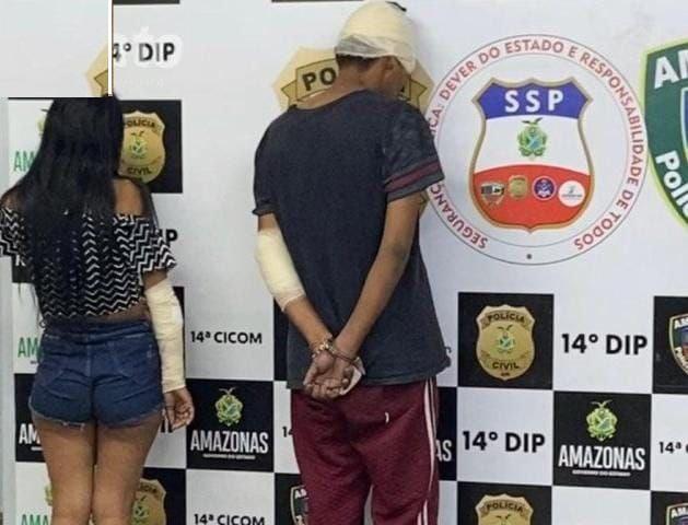Dupla é presa após assaltar mototaxista