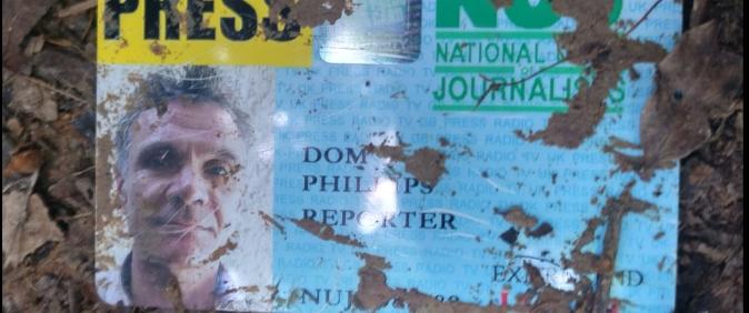 Celular e documentos de Dom Phillips são encontrados em área de mata no Vale do Javari