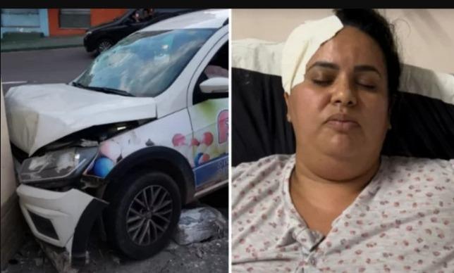 Vítima de bala perdida pede ajuda para consertar veículo de trabalho em Manaus