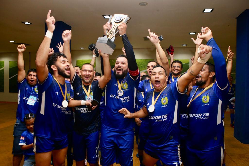 De forma invicta, Nacional/A Crítica é campeão do Barezão da Imprensa 2022