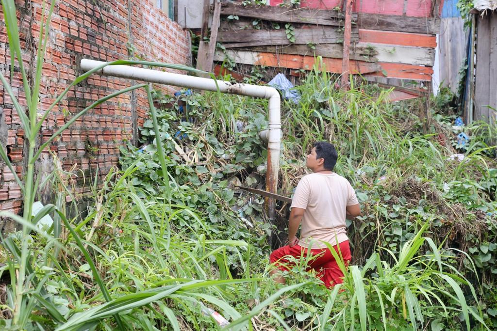 Feto de cerca de três meses é encontrado em tubulação no Japiim