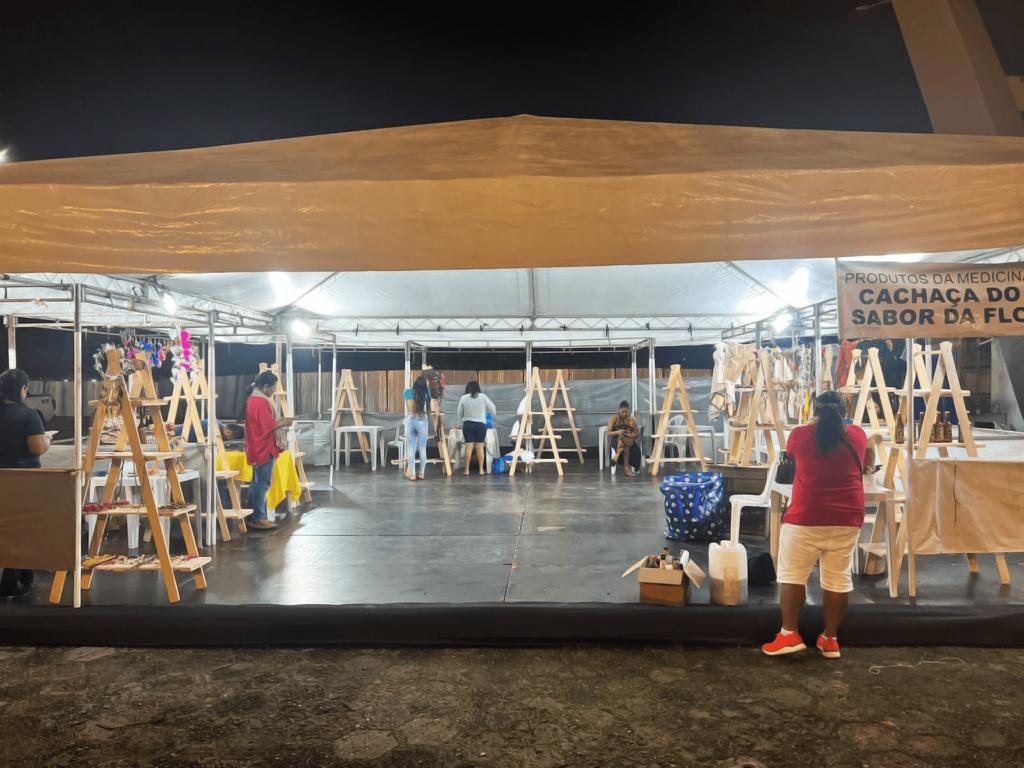 Arte indígena tem espaço no Carnaboi de Manaus