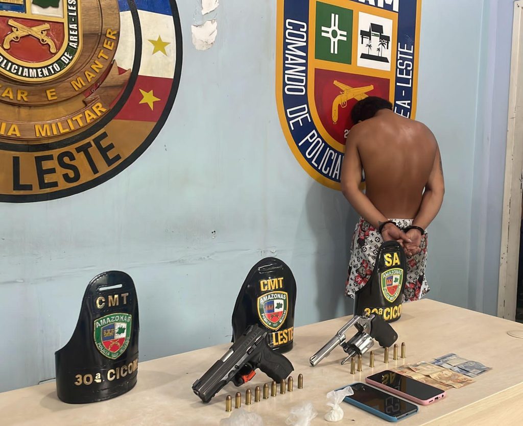 Suspeito de participar de tiroteiro em mercadinho de Manaus é preso nesta terça (9)