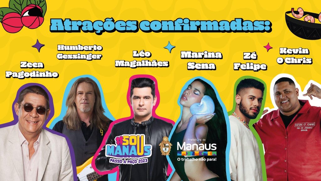 Prefeitura anuncia Marina Sena, Kevin O Chris, Léo Magalhães e Zé Felipe como atrações