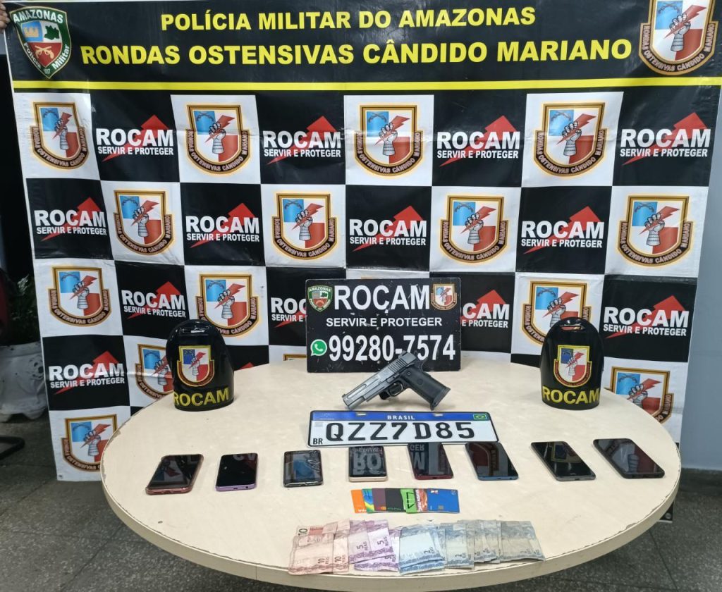 Polícia prende quadrilha suspeita de assaltos no bairro Grande Vitória, em Manaus