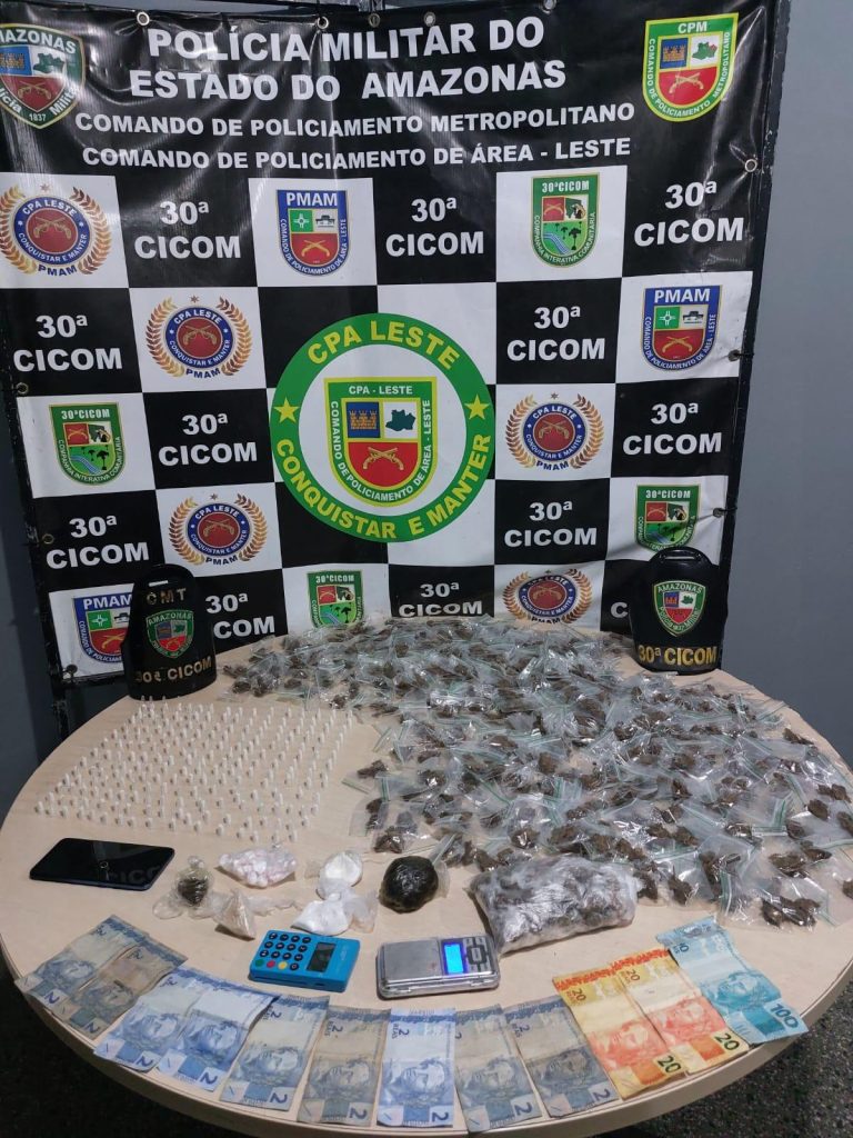 Quadrilha é presa com traficantes e foragidos da Justiça em Manaus