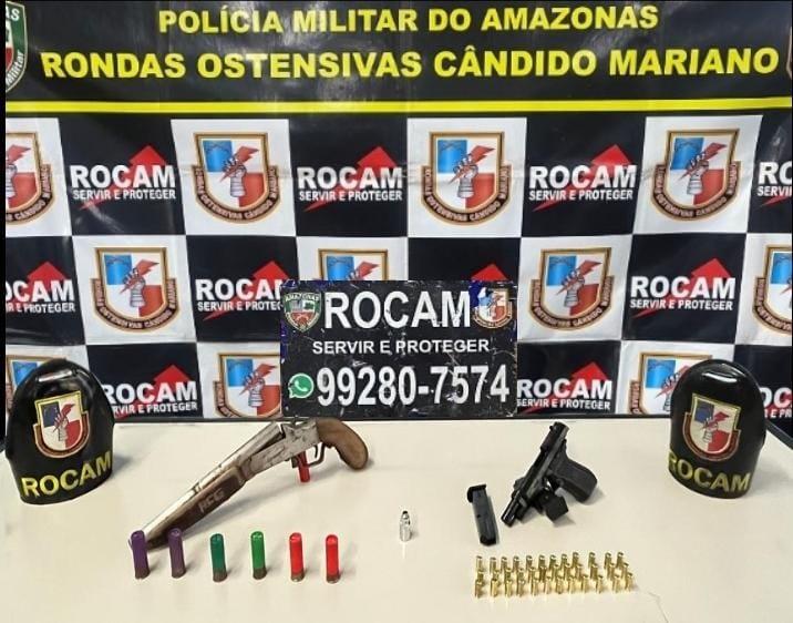 Jovem é preso com duas armas e 44 munições em Tabatinga