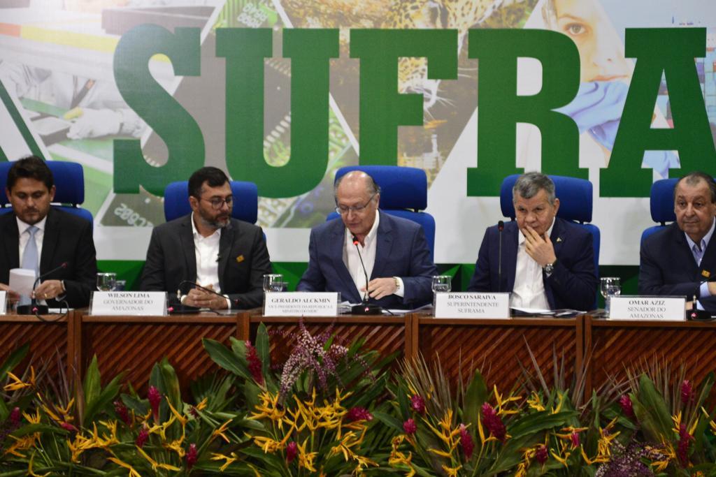 ‘Amazonas e Região Norte serão protagonistas da nova década’, diz Alckmin em evento na Suframa