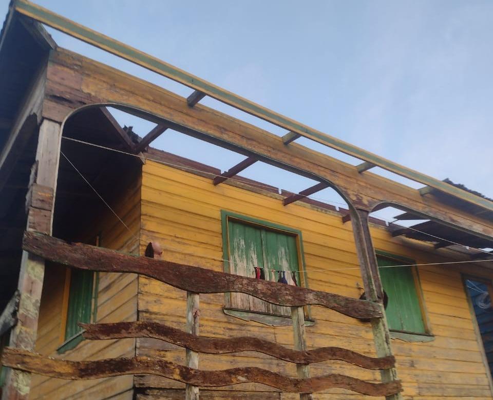Temporal destrói casa e mata bebê de um mês, em comunidade de Autazes