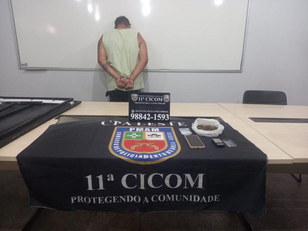 Homem é preso em flagrante por tráfico de drogas no Ouro Verde