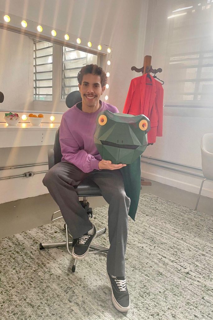 Ator e bailarino amazonense Patrício Terry participa do “Beija Sapo”, da MTV