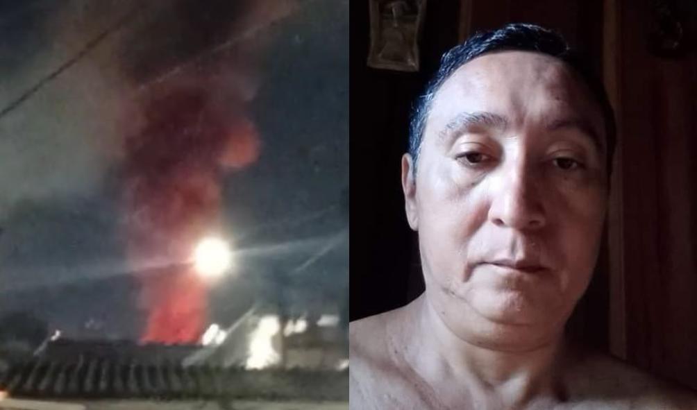 Casa pega fogo e homem morre carbonizado no bairro Petrópolis, na zona Sul