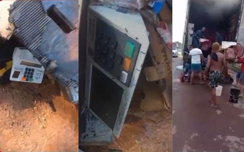 Incêndio destrói 412 urnas eletrônicas em caminhão no Careiro