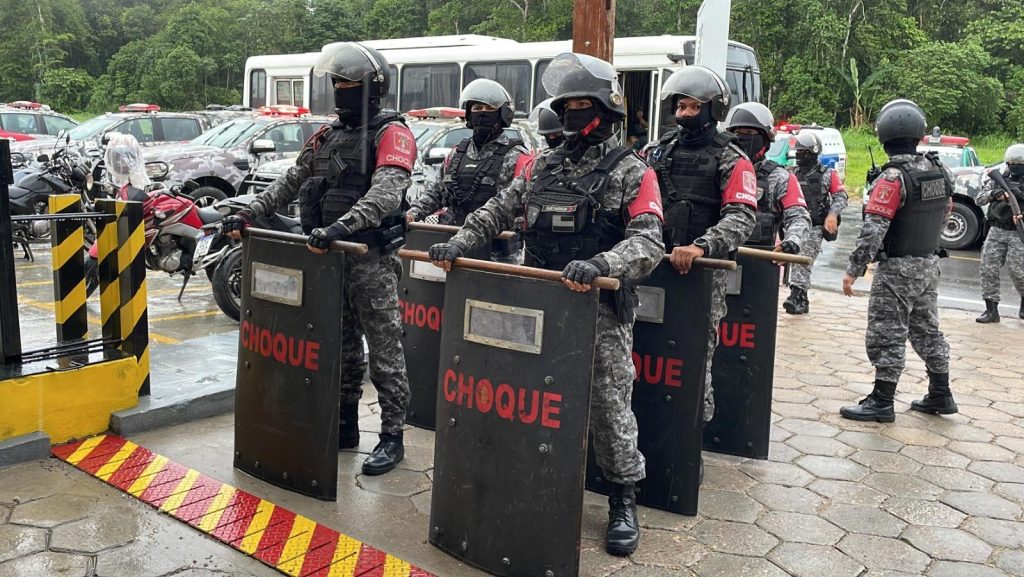Forças de Segurança realizam exercício simulado no Compaj