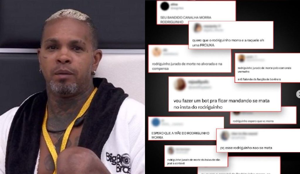 Equipe de Rodriguinho denuncia ataques e até ameaça de morte fora do BBB