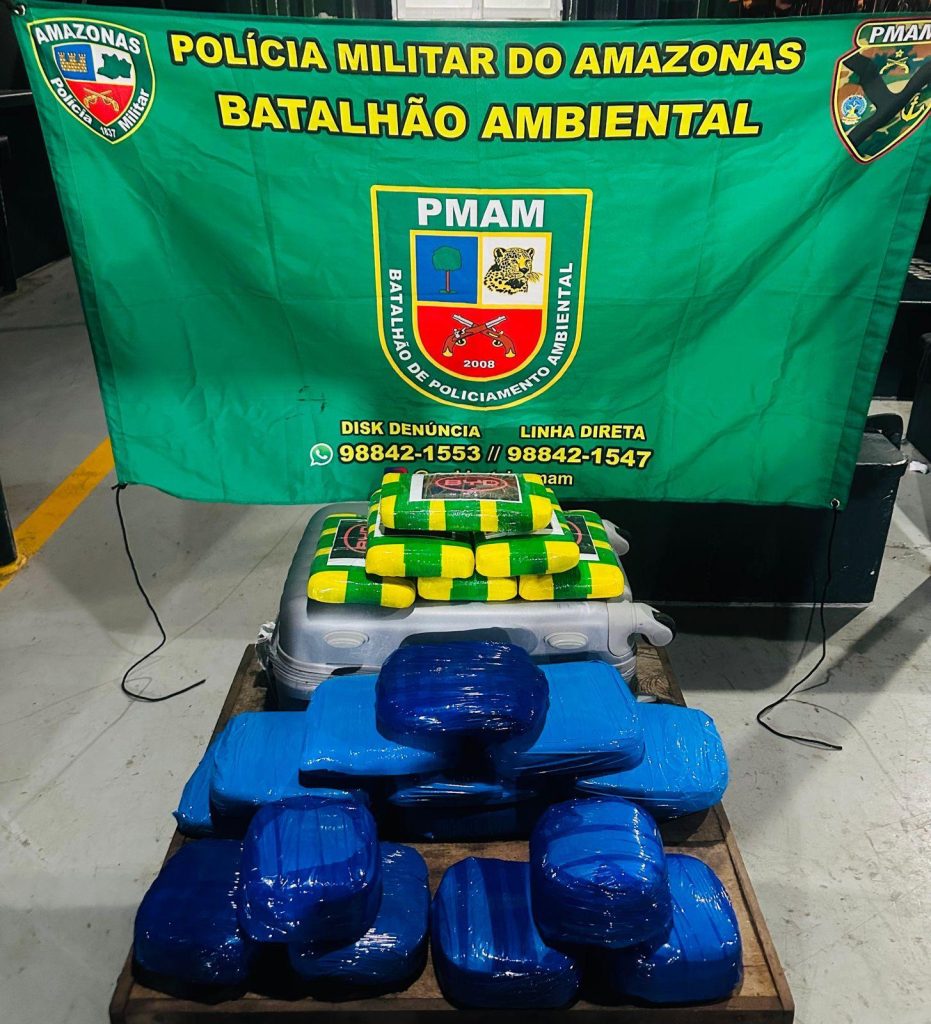 Polícia apreende droga, quelônios e carne estragada em embarcações no interior do Amazonas