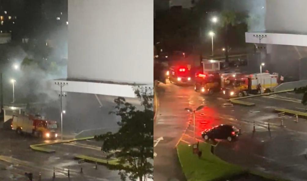 Incêndio atinge depósito de Shopping em Manaus