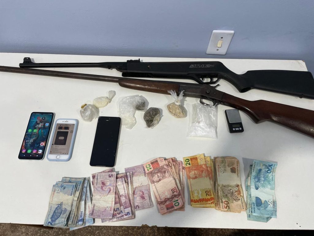 Operação Impacto termina com quatro presos por tráfico e posse ilegal de armas em Autazes