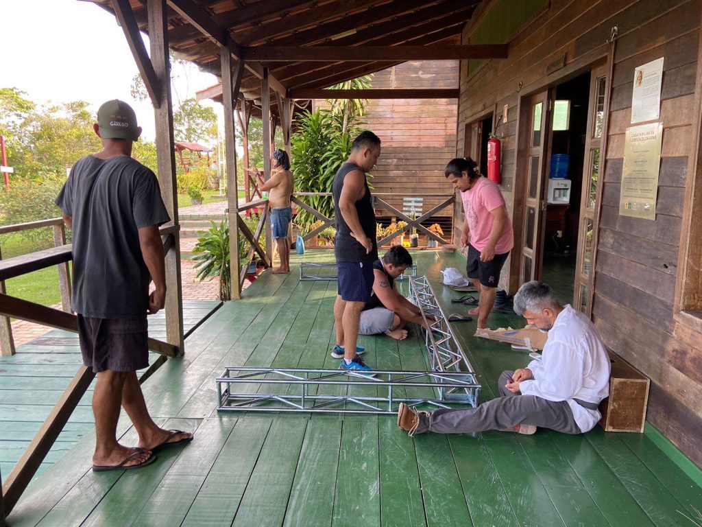 Equipe viaja para filmar curta-metragem em Tumbira, no AM