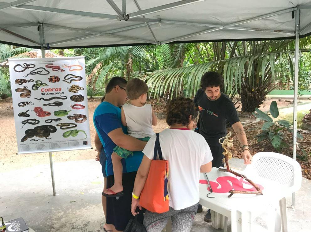 Evento busca mostrar a importância da conservação e conhecimento sobre as cobras da Amazônia