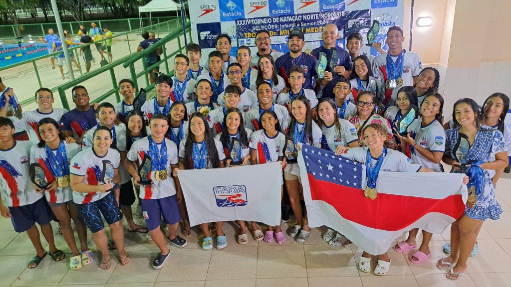 Amazonas brilha nas piscinas e conquista Norte Nordeste de Natação