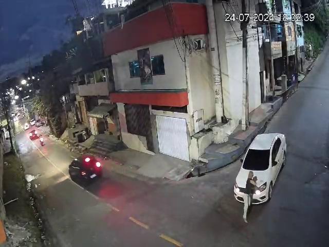 Câmera capta atropelamento de costureira de 69 anos, em Petrópolis