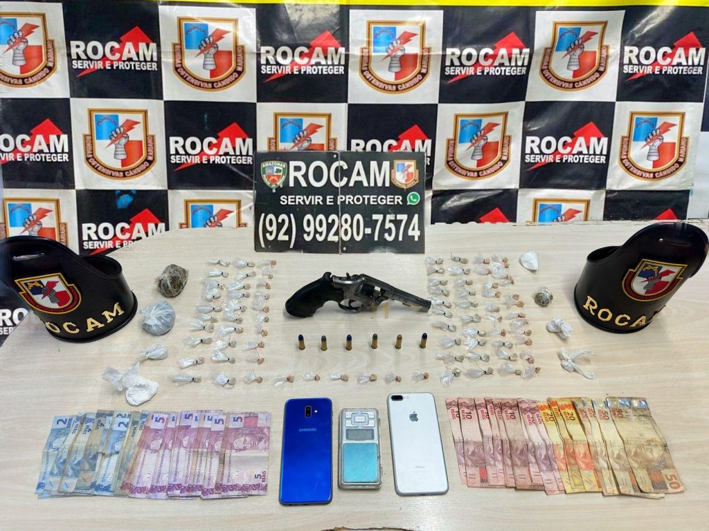 Rocam prende traficante de drogas em Rio Preto da Eva