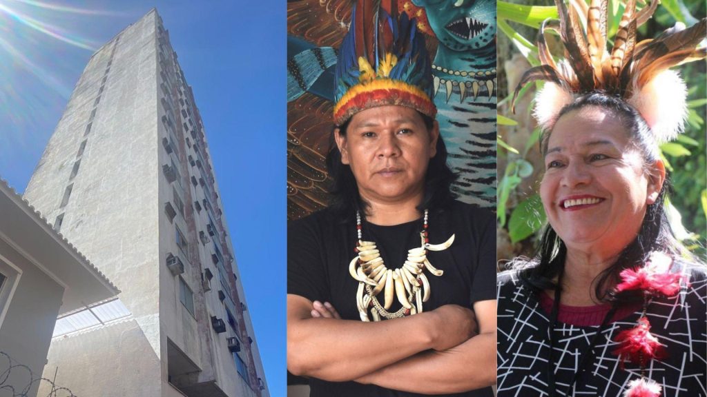 Cura Amazônia: Duhigó e Rember iniciam pinturas nas empenas dos edifícios Mônaco e Monte Carlo