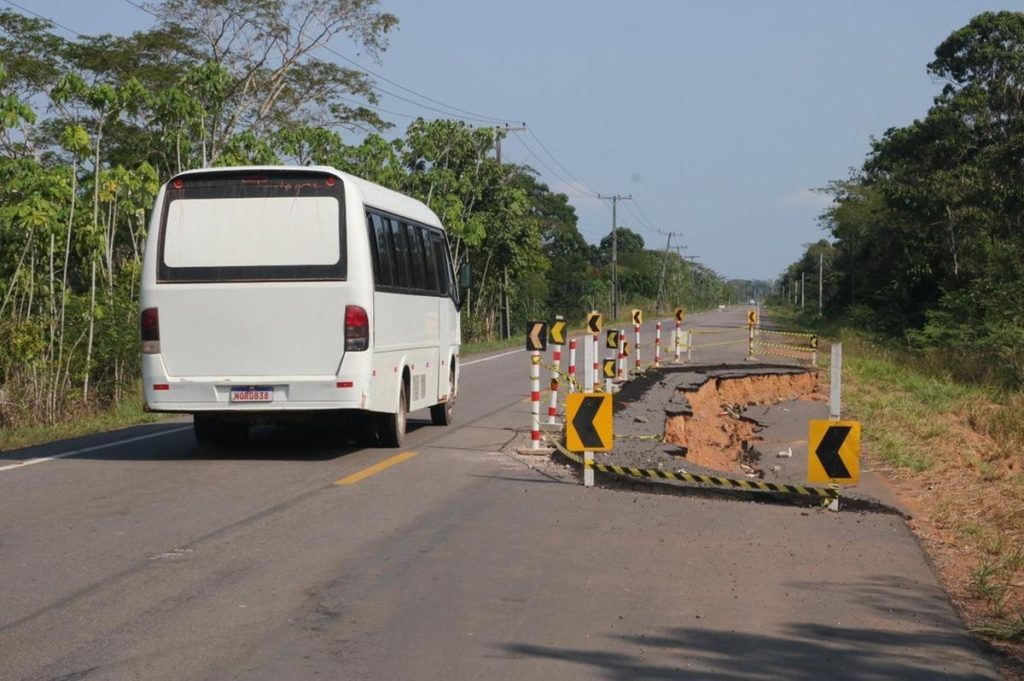 DNIT cita seca e volta a autorizar veículos pesados na BR-319